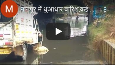 Photo of नागपुर में धुआंधार बारिश ,कई जगह भरा पानी,देखे वीडियो